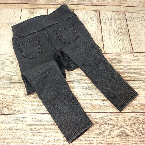 Women's Elastic Warm Legging High Waist Stretch Skinny Slim Fit Pants Black - Picture 12 of 15